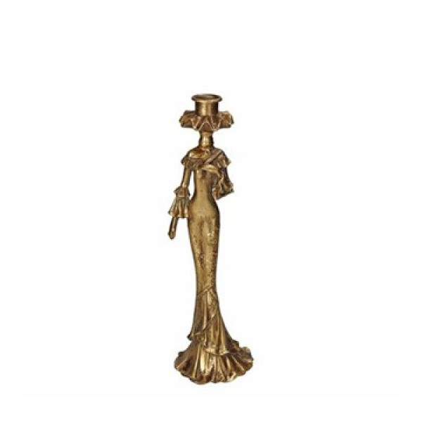 ΚΗΡΟΠΗΓΙΟ LADY(Α) ΑΝΤΙΚΕ ΧΡΥΣΟ 9Χ30CM
