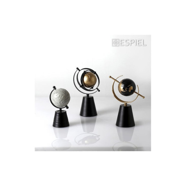 ΥΔΡΟΓΕΙΟΣ ΣΦΑΙΡΑ ΠΕΡΙΣΤΡ ΣΕ ΒΑΣΗ ΠΟΛΥΡΕΖΙΝ ΜΑΥΡΟ 22,5ΕΚ