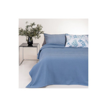 ΚΟΥΒΕΡΤΑ ΠΙΚΕ ΥΠΕΡΔΙΠΛΗ 230Χ240 PATMOS JEAN 100%COTTON