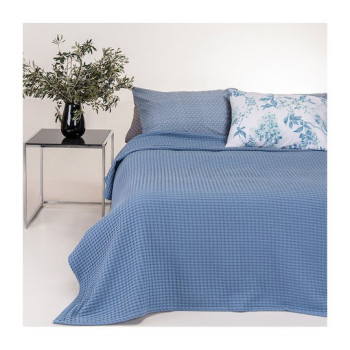 ΚΟΥΒΕΡΤΑ ΠΙΚΕ ΥΠΕΡΔΙΠΛΗ 230Χ240 PATMOS JEAN 100%COTTON