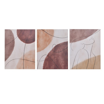INART S/3 ΠΙΝΑΚΑΣ PRINTED ΚΑΦΕ/ΜΠΕΖ 33X2X43