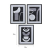 INART S/3 ΠΙΝΑΚΑΣ PRINTED ΜΑΥΡΟ/ΑΣΠΡΟ 33X2X43