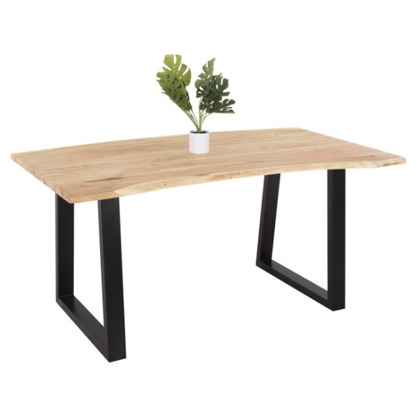 ΤΡΑΠΕΖΙ ΤΡΑΠΕΖΑΡΙΑΣ SOFIA SLIM ΜΑΣΙΦ ΞΥΛΟ ΑΚΑΚΙΑΣ 160x92x78Υεκ.