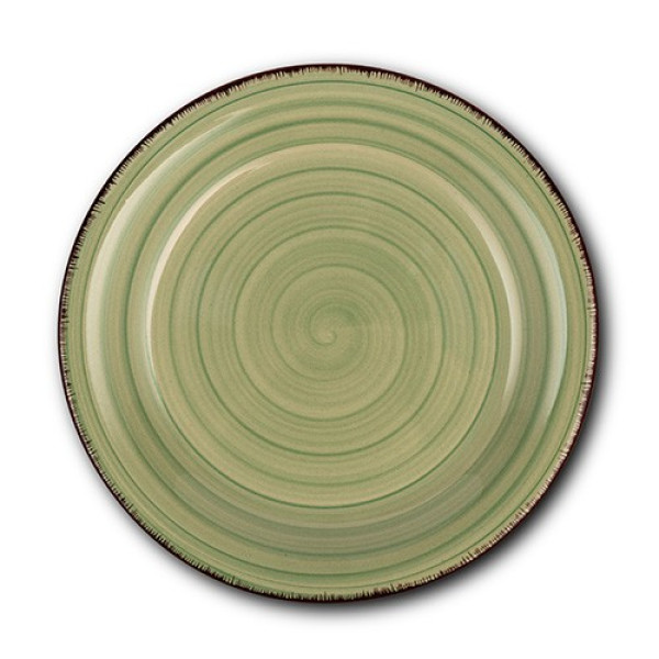 ΠΙΑΤΟ ΦΡΟΥΤΟΥ STONEWARE LINES OIL GREEN 19.5CM