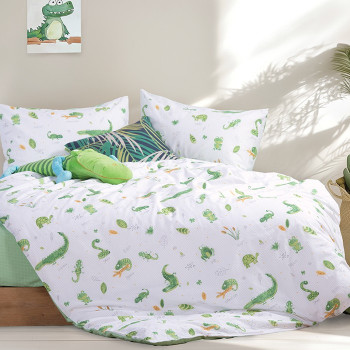 ΠΑΙΔΙΚΑ ΣΕΤ ΣΕΝΤΟΝΙΑ ΜΟΝΑ CUTE REPTILES 170X260 NEF-NEF HOMEWARE