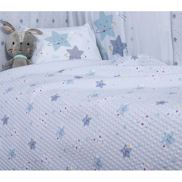 ΒΡΕΦΙΚΗ ΚΟΥΒΕΡΤΑ ΠΙΚΕ ΚΟΥΝΙΑΣ EXPLORE THE UNIVERSE 110X150 NEF-NEF HOMEWARE