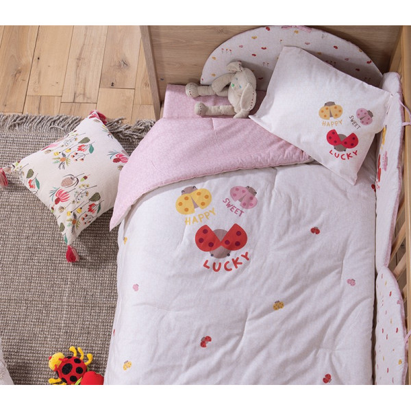 ΒΡΕΦΙΚΟ ΚΟΥΒΕΡΛΙ LADY BUG 110Χ140 NEF-NEF HOMEWARE