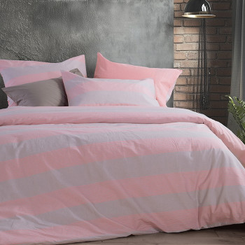 ΣΕΤ ΣΕΝΤΟΝΙΑ ΒΑΜΒΑΚΕΡΑ ΥΠΕΡΔΙΠΛΑ CASUAL STRIPE ΜΕ ΛΑΣΤΙΧΟ NEF-NEF HOMEWARE