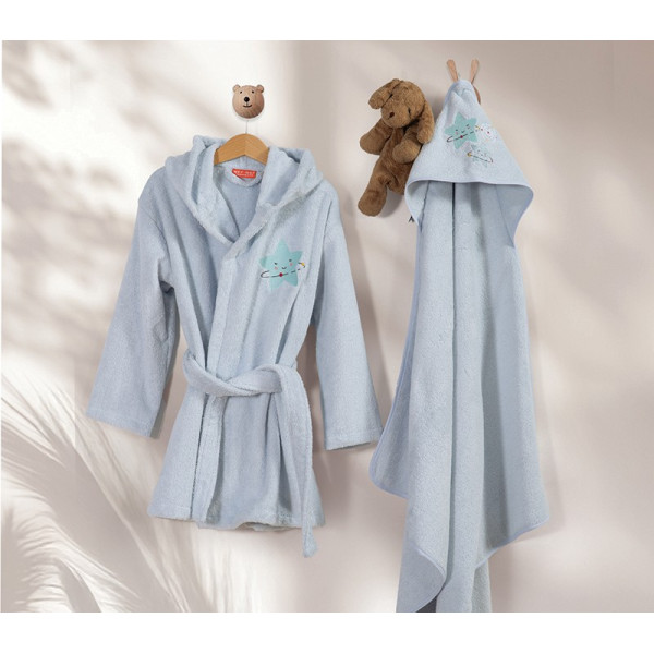 ΒΡΕΦΙΚΗ ΚΑΠΑ EXPLORE THE UNIVERSE 75X75 NEF-NEF HOMEWARE