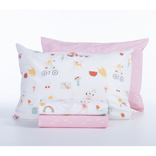 ΠΑΙΔΙΚΑ ΣΕΤ ΣΕΝΤΟΝΙΑ ΜΟΝΑ HAPPY TODAY 170X260 NEF-NEF HOMEWARE