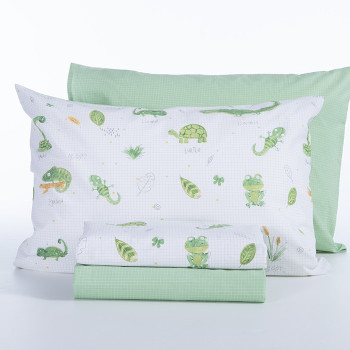 ΠΑΙΔΙΚΑ ΣΕΤ ΣΕΝΤΟΝΙΑ ΜΟΝΑ CUTE REPTILES 170X260 NEF-NEF HOMEWARE