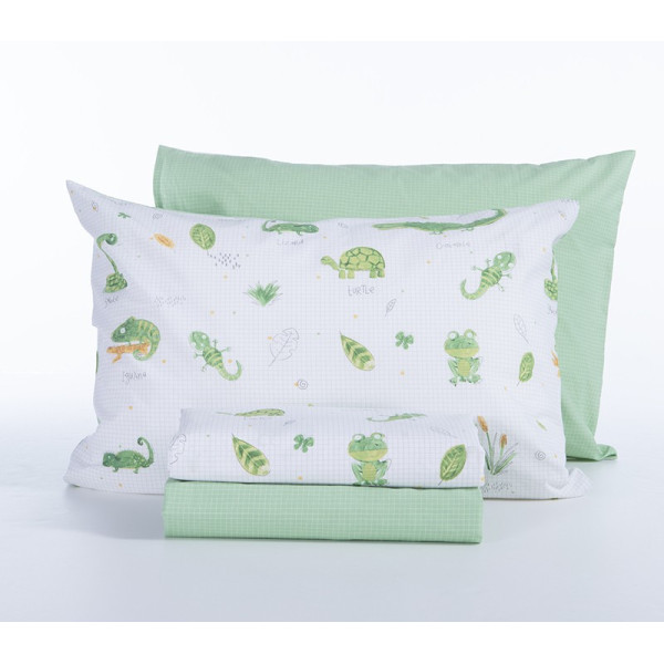 ΠΑΙΔΙΚΑ ΣΕΤ ΣΕΝΤΟΝΙΑ ΜΟΝΑ CUTE REPTILES 170X260 NEF-NEF HOMEWARE
