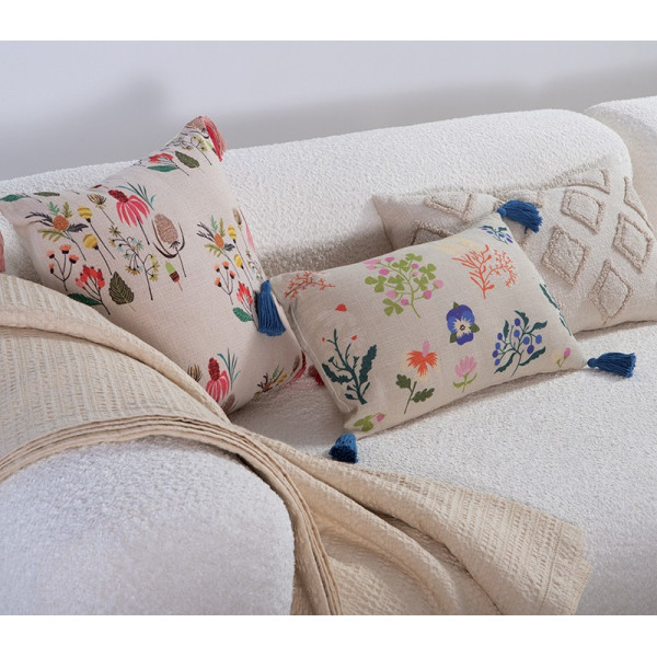ΔΙΑΚΟΣΜΗΤΙΚΗ ΜΑΞΙΛΑΡΟΘΗΚΗ FLORI 45X45 NEF-NEF HOMEWARE