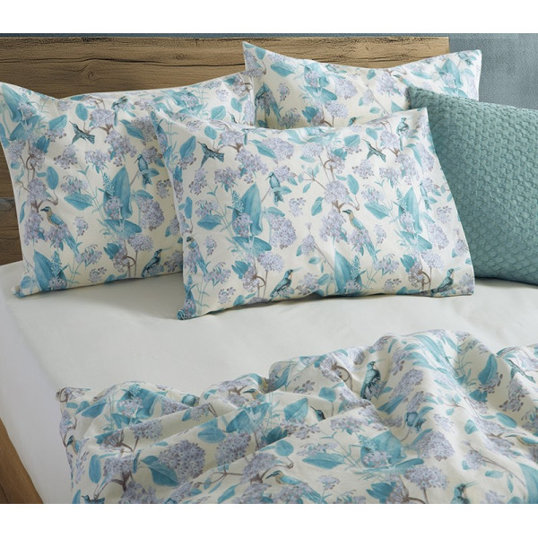 ΣΕΤ ΣΕΝΤΟΝΙΑ ΒΑΜΒΑΚΕΡΑ ΔΙΠΛΑ DREAM ON BLUE 200X270 NEF-NEF HOMEWARE