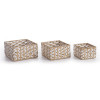 ΚΑΛΑΘΙ ΑΠΟ ΠΛΕΓΜΕΝΟ ΧΑΡΤΙ VINCI 15X15X10 NEF-NEF HOMEWARE