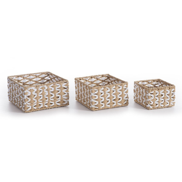 ΚΑΛΑΘΙ ΑΠΟ ΠΛΕΓΜΕΝΟ ΧΑΡΤΙ VINCI 15X15X10 NEF-NEF HOMEWARE