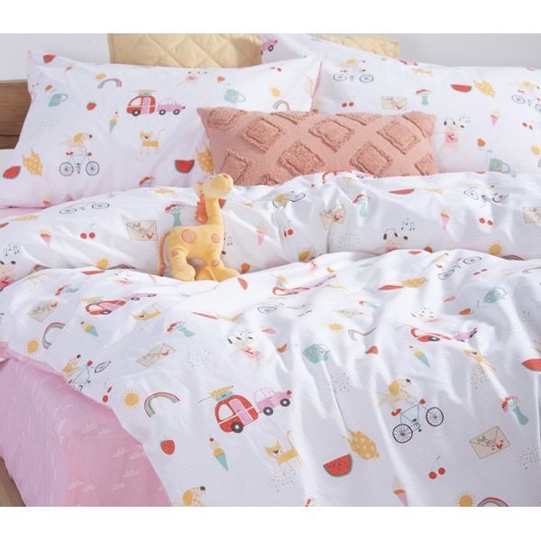 ΠΑΙΔΙΚΑ ΣΕΤ ΣΕΝΤΟΝΙΑ ΜΟΝΑ HAPPY TODAY 170X260 NEF-NEF HOMEWARE