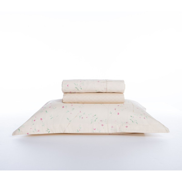 ΣΕΤ ΣΕΝΤΟΝΙΑ ΒΑΜΒΑΚΟΣΑΤΕΝ KING SIZE KIARA 270X280 NEF-NEF HOMEWARE