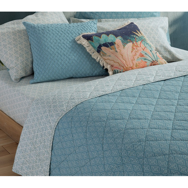 ΚΟΥΒΕΡΛΙ ΜΟΝΟ SORENTO BLUE 170X240 NEF-NEF HOMEWARE