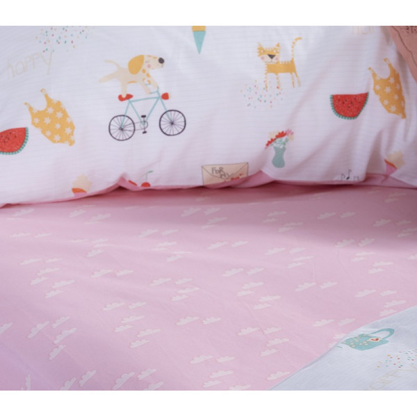 ΠΑΙΔΙΚΑ ΣΕΤ ΣΕΝΤΟΝΙΑ ΜΟΝΑ HAPPY TODAY 170X260 NEF-NEF HOMEWARE