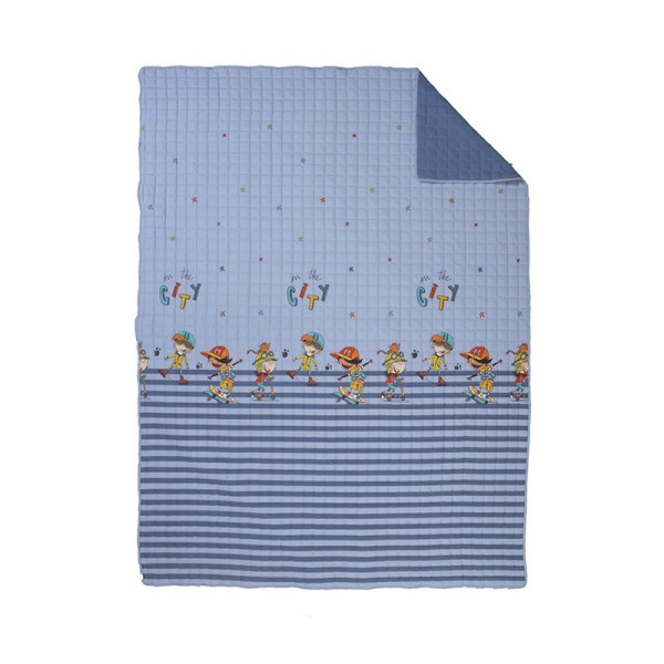 ΠΑΙΔΙΚΟ ΚΟΥΒΕΡΛΙ ΜΟΝΟ IN THE CITY 180X240 NEF-NEF HOMEWARE