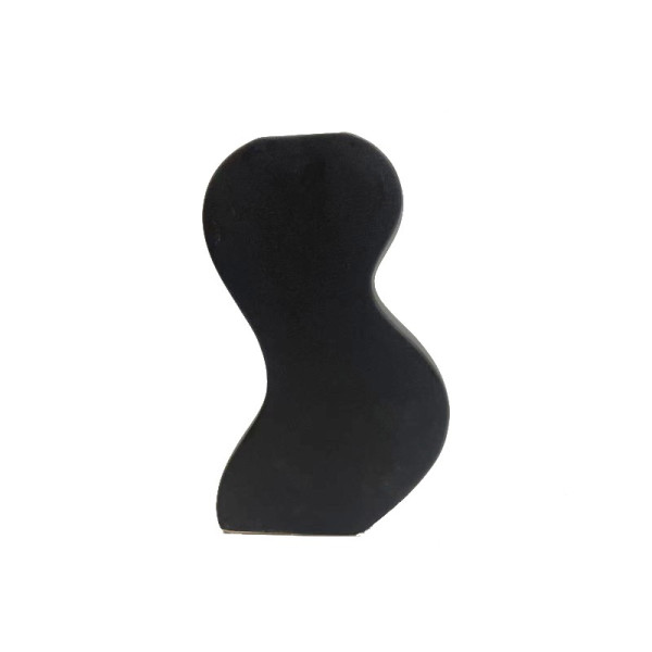ΕΠΙΤΡΑΠΕΖΙΟ ΚΕΡΑΜΙΚΟ ΔΙΑΚΟΣΜΗΤΙΚΟ SEBOR HM4590.02 MATTE BLACK 13x6x22Υεκ
