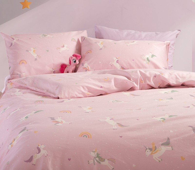 ΠΑΙΔΙΚΑ ΣΕΤ ΣΕΝΤΟΝΙΑ ΜΟΝΑ UNICORNS STYLE 170Χ260 NEF-NEF HOMEWARE