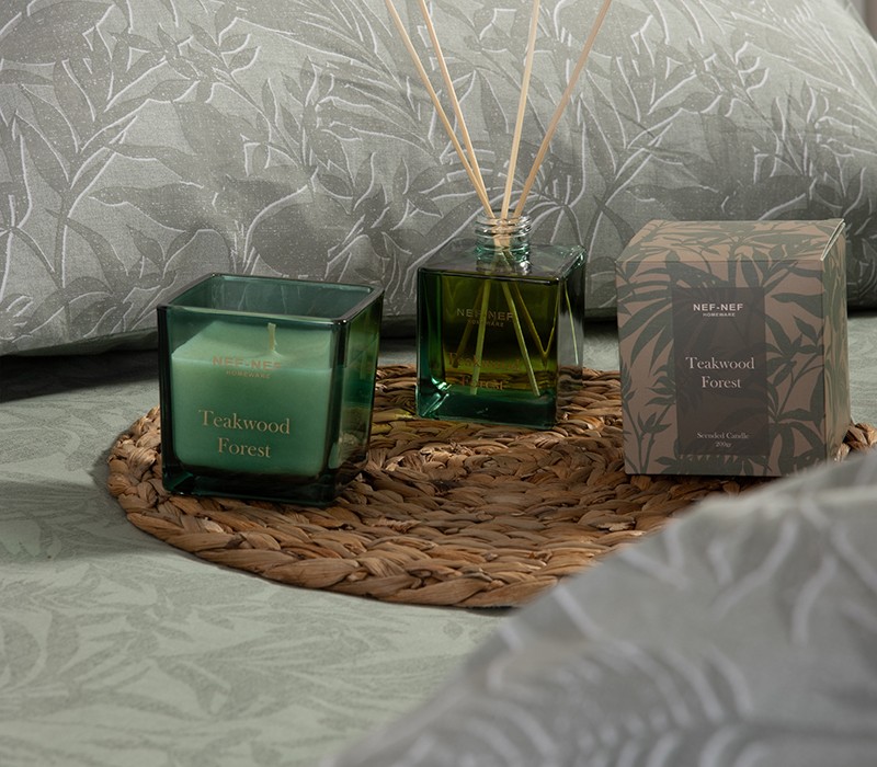 ΑΡΩΜΑΤΙΚΟ ΚΕΡΙ TEAKWOOD FOREST 25 200gr NEF-NEF HOMEWARE