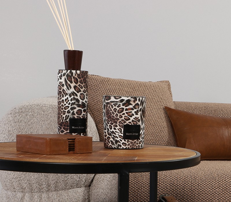 ΑΡΩΜΑΤΙΚΟ ΚΕΡΙ WARM AMBER 450gr NEF-NEF HOMEWARE
