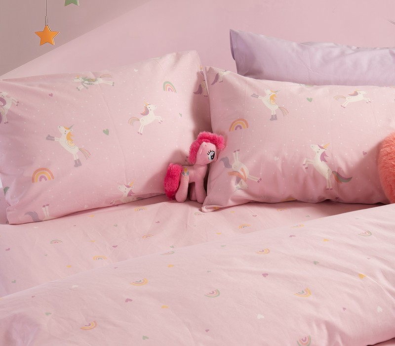ΠΑΙΔΙΚΑ ΣΕΤ ΣΕΝΤΟΝΙΑ ΜΟΝΑ UNICORNS STYLE 170Χ260 NEF-NEF HOMEWARE