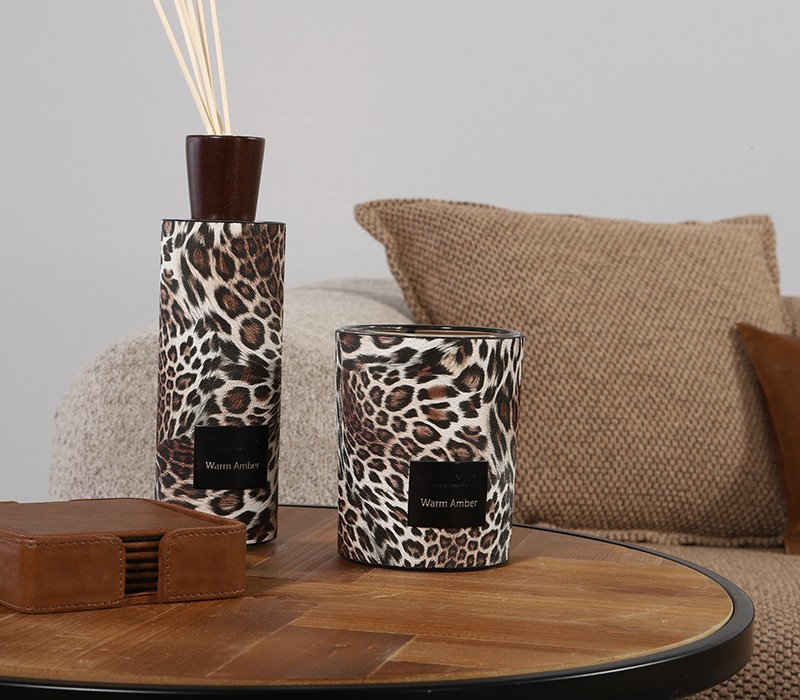 ΑΡΩΜΑΤΙΚΟ ΚΕΡΙ WARM AMBER 450gr NEF-NEF HOMEWARE