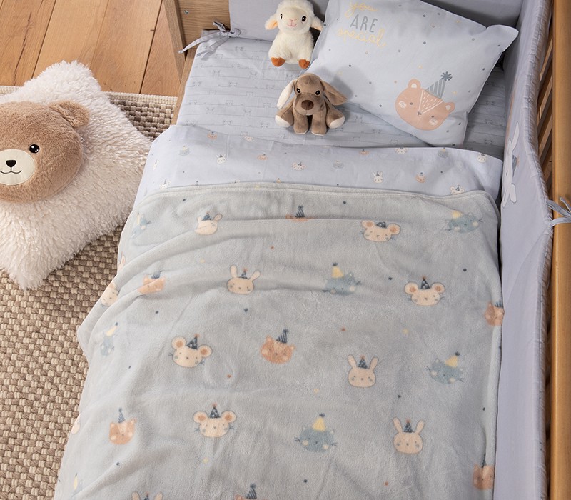 ΒΡΕΦΙΚΗ ΚΟΥΒΕΡΤΑ FLEECE ΚΟΥΝΙΑΣ SPECIAL PARTY 110X150 NEF-NEF HOMEWARE
