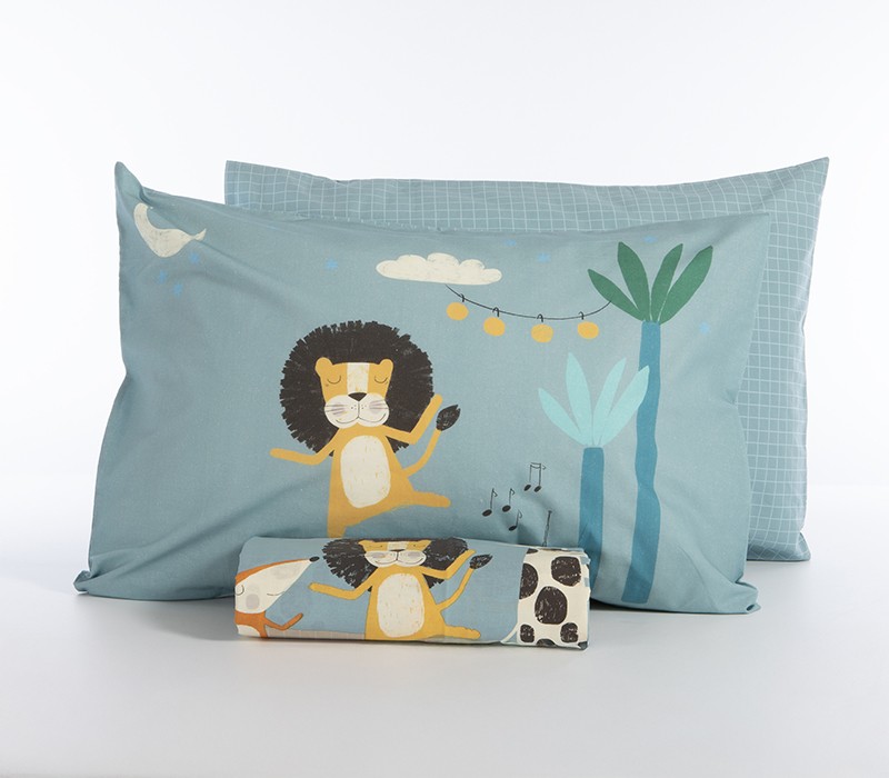 ΠΑΙΔΙΚΗ ΣΕΤ ΠΑΠΛΩΜΑΤΟΘΗΚΗ ΜΟΝΗ WILD DANCE 160Χ240 NEF-NEF HOMEWARE
