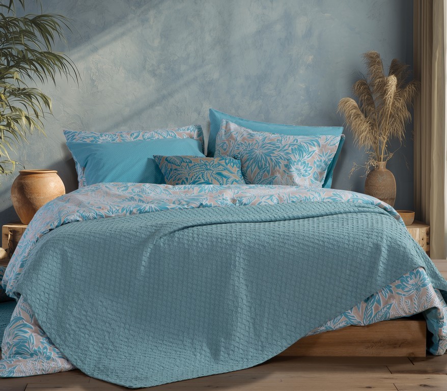 ΚΟΥΒΕΡΤΑ ΠΙΚΕ ΥΠΕΡΔΙΠΛΗ ELMER BLUE 230X240 NEF-NEF HOMEWARE