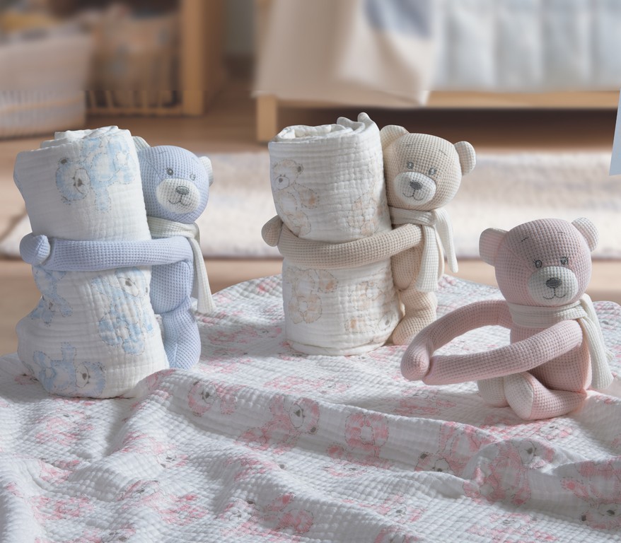 ΚΟΥΒΕΡΤΑΚΙ ΜΕ ΑΡΚΟΥΔΑΚΙ TEDDY 75x100