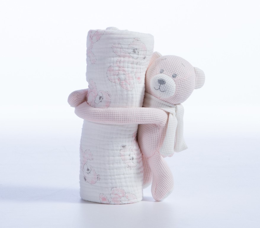 ΚΟΥΒΕΡΤΑΚΙ ΜΕ ΑΡΚΟΥΔΑΚΙ TEDDY 75x100