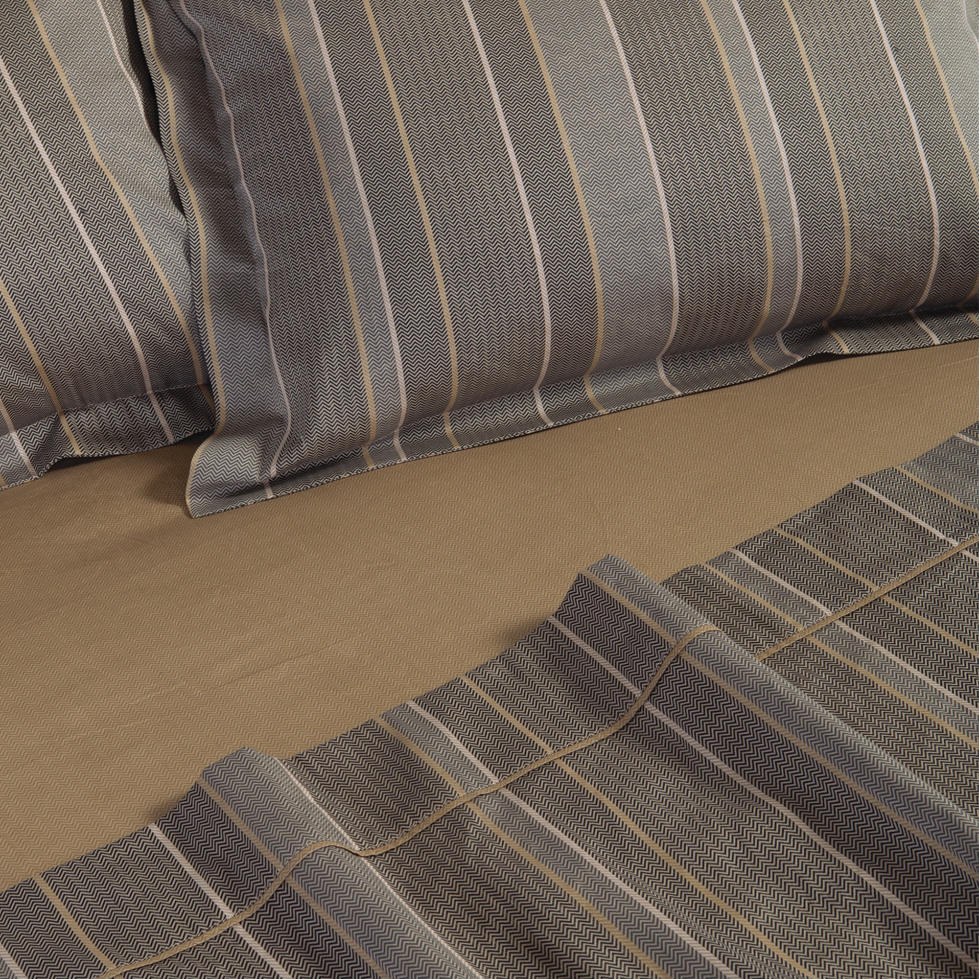 Σετ Σεντόνια Βαμβακοσατέν King Size Draft 270Χ280  Nef Nef Homeware