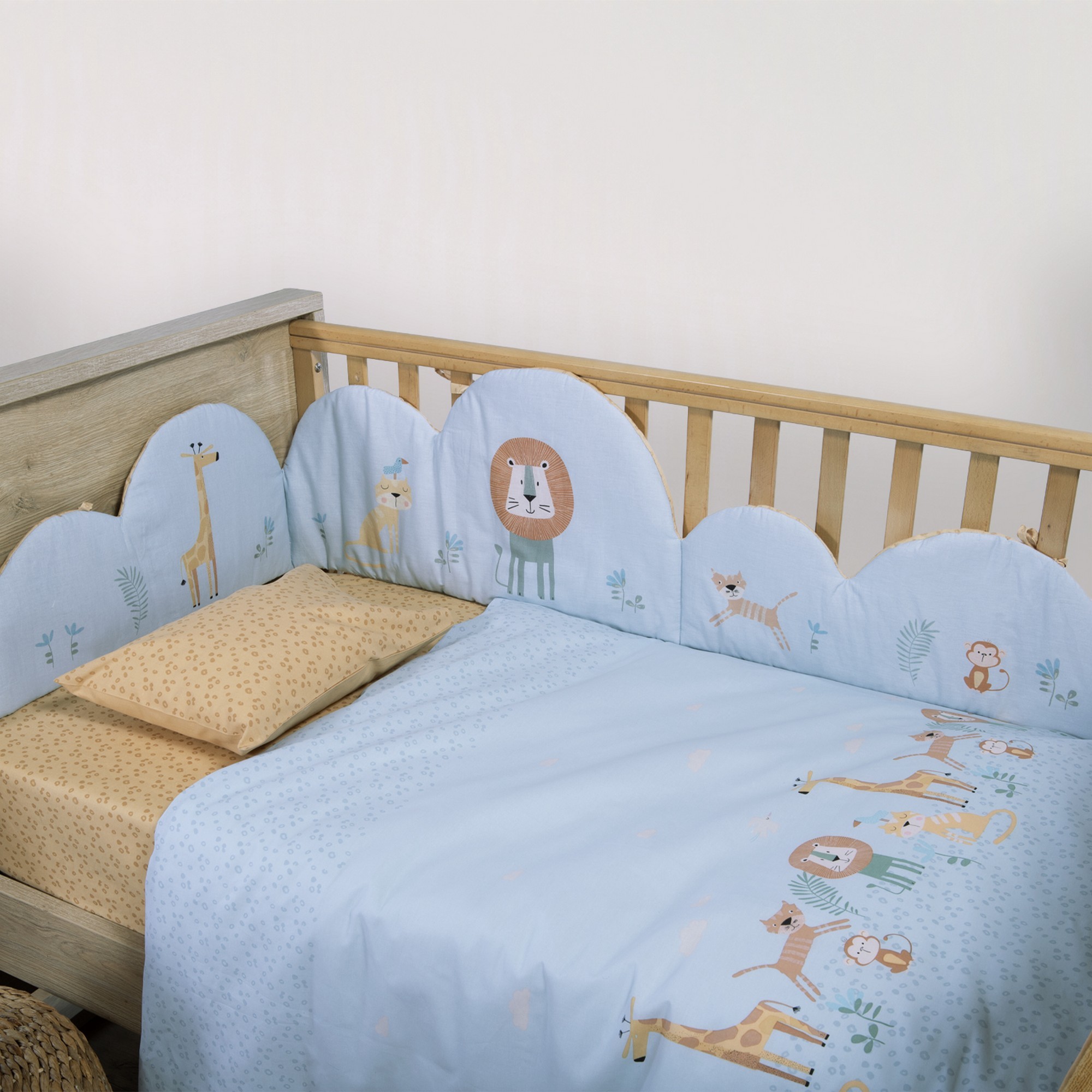 Σετ Σεντόνια Κούνιας Βρεφικά Wild Company  Nef Nef Homeware