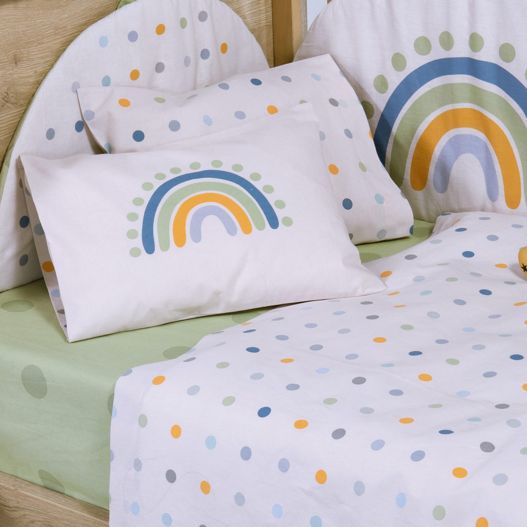 Σετ Σεντόνια Κούνιας Βρεφικά Baby Dots  Nef Nef Homeware