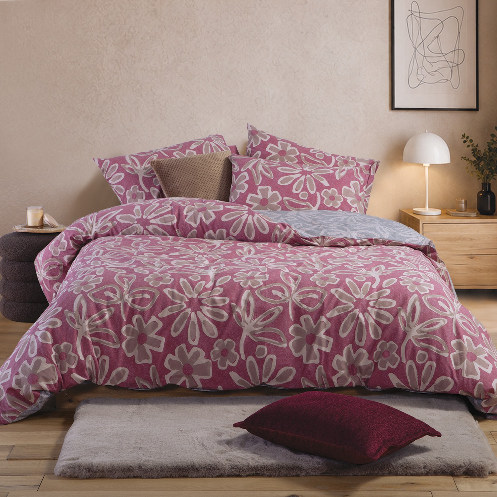 Σετ Σεντόνια Βαμβακερά Μονά Harmony 170X270  Nef Nef Homeware