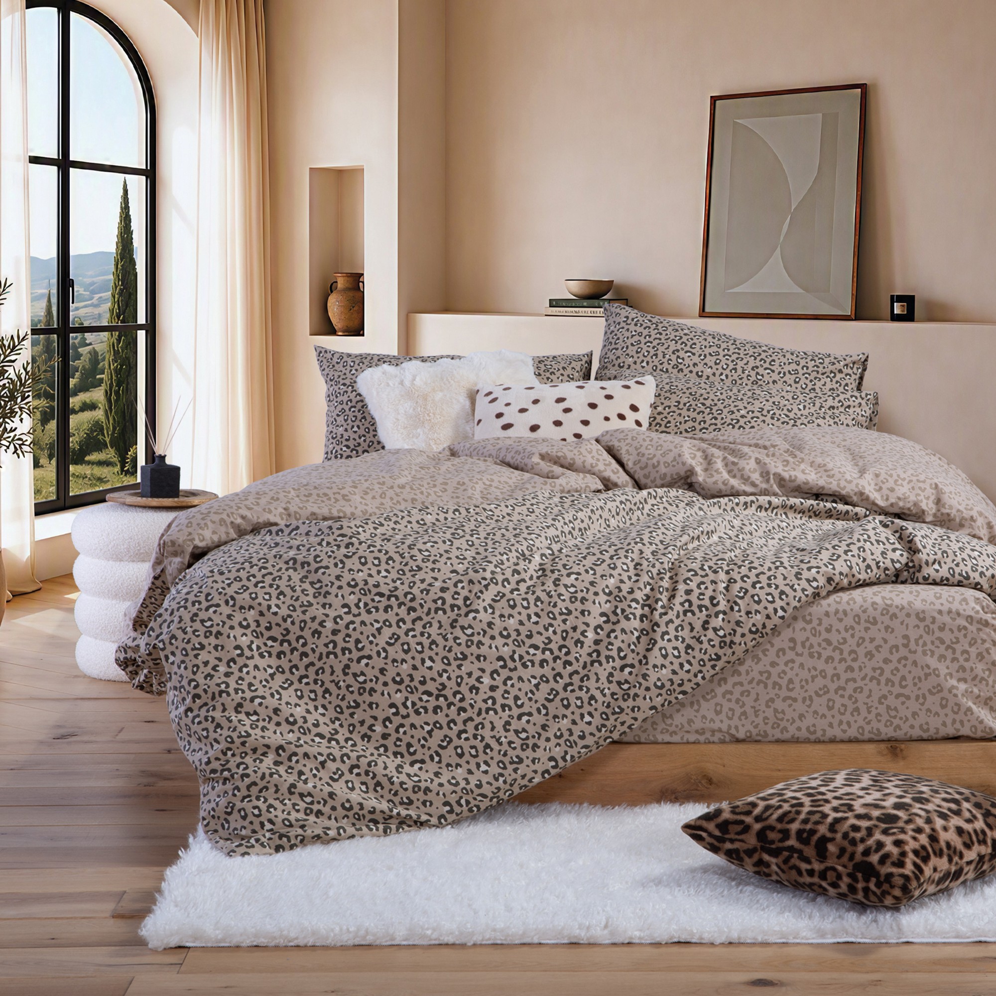 Σετ Σεντόνια Βαμβακερά Μονά Wild 170X270  Nef Nef Homeware