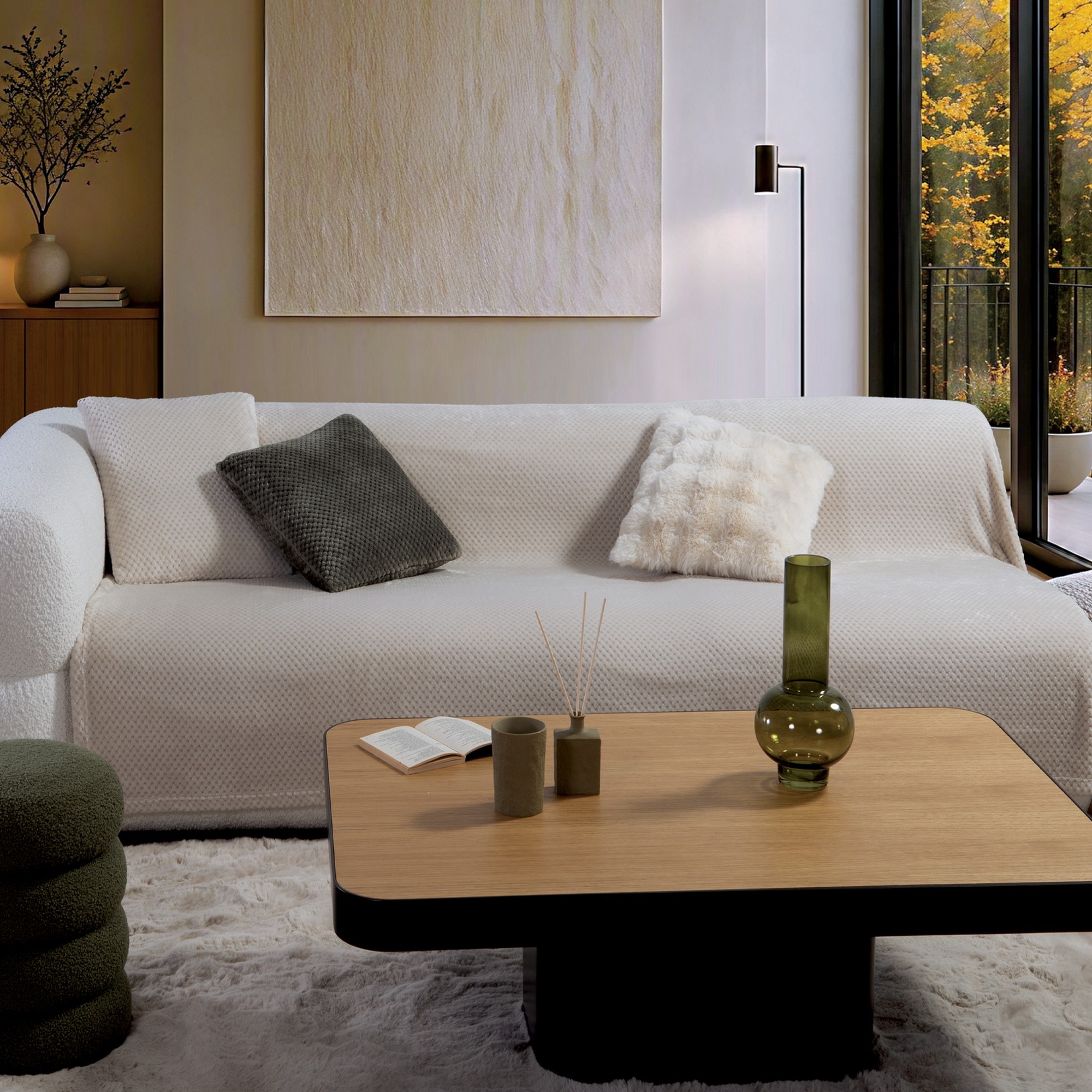 Ριχτάρι Τριθέσιου Καναπέ Edinber 180x300  Nef Nef Homeware