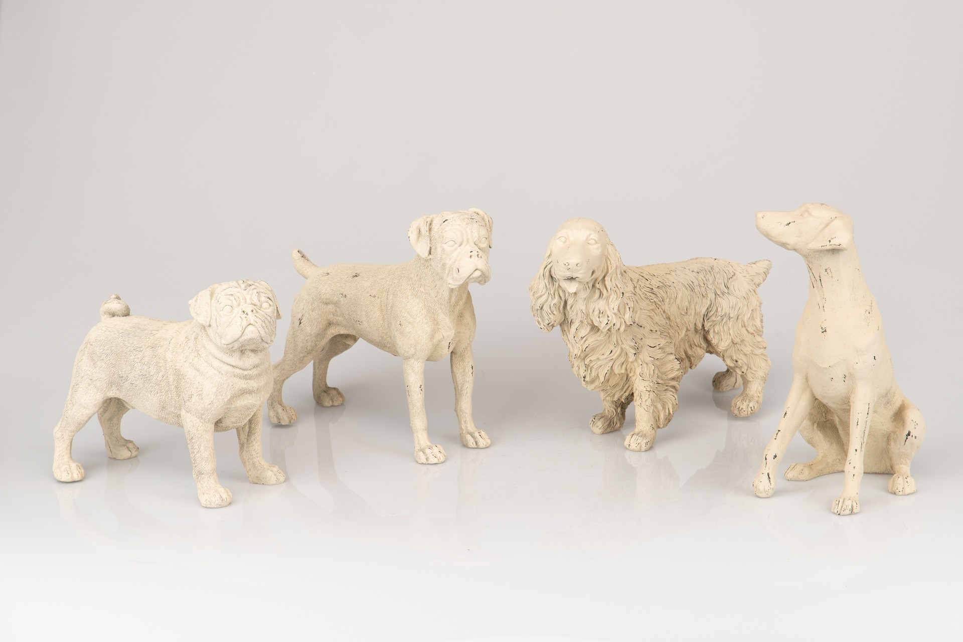 POLYRESIN DOG FIGURE 20*14*27εκ.