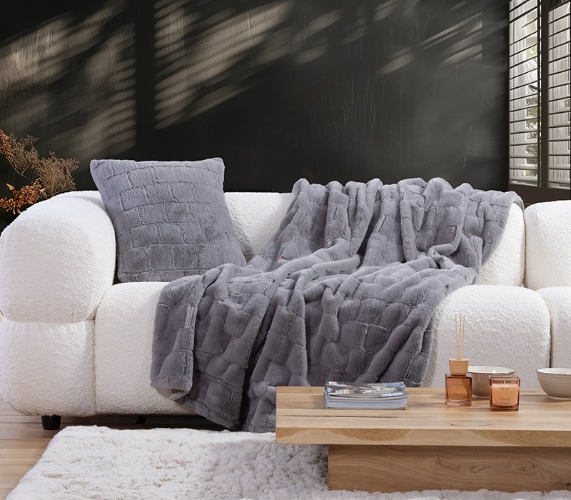 ΔΙΑΚΟΣΜΗΤΙΚΟ ΡΙΧΤΑΡΙ RABBIT FUR BARLOW 140X190 NEF-NEF HOMEWARE