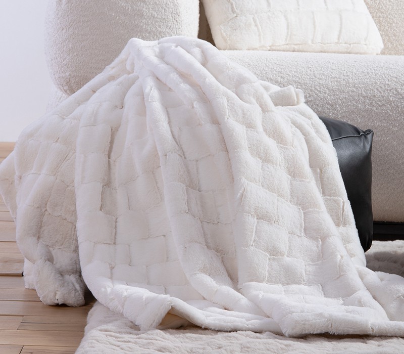 ΔΙΑΚΟΣΜΗΤΙΚΟ ΡΙΧΤΑΡΙ RABBIT FUR BARLOW 140X190 NEF-NEF HOMEWARE