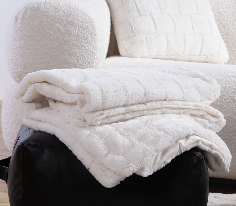ΔΙΑΚΟΣΜΗΤΙΚΟ ΡΙΧΤΑΡΙ RABBIT FUR BARLOW 140X190 NEF-NEF HOMEWARE