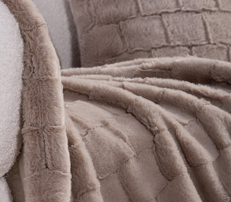 ΔΙΑΚΟΣΜΗΤΙΚΟ ΡΙΧΤΑΡΙ RABBIT FUR BARLOW 140X190 NEF-NEF HOMEWARE