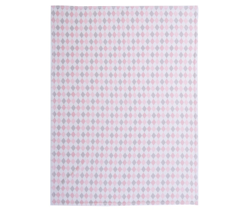 ΒΡΕΦΙΚΗ ΚΟΥΒΕΡΤΑ FLEECE ΑΓΚΑΛΙΑΣ SWEET RHOMBUS 75X110