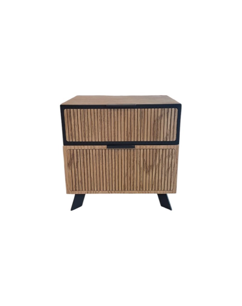 ΚΟΜΟΔΙΝΟ MIRROR WOOD Μ50ΧΒ40ΧΥ50εκ.