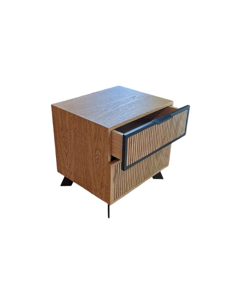 ΚΟΜΟΔΙΝΟ MIRROR WOOD Μ50ΧΒ40ΧΥ50εκ.